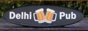 Delhi Pub Sign